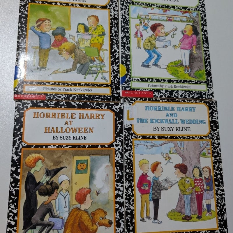 Lot of 6 Horrible Harry Books