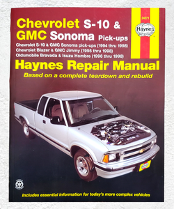 Haynes Chevrolet S-10 and Gmc Sonoma Pickups