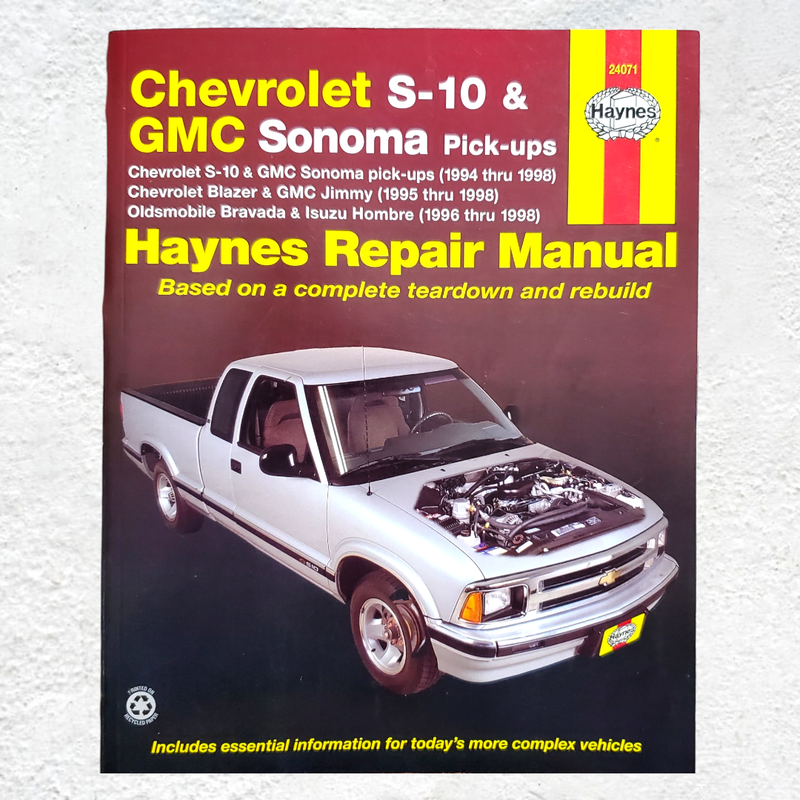 Haynes Chevrolet S-10 and Gmc Sonoma Pickups