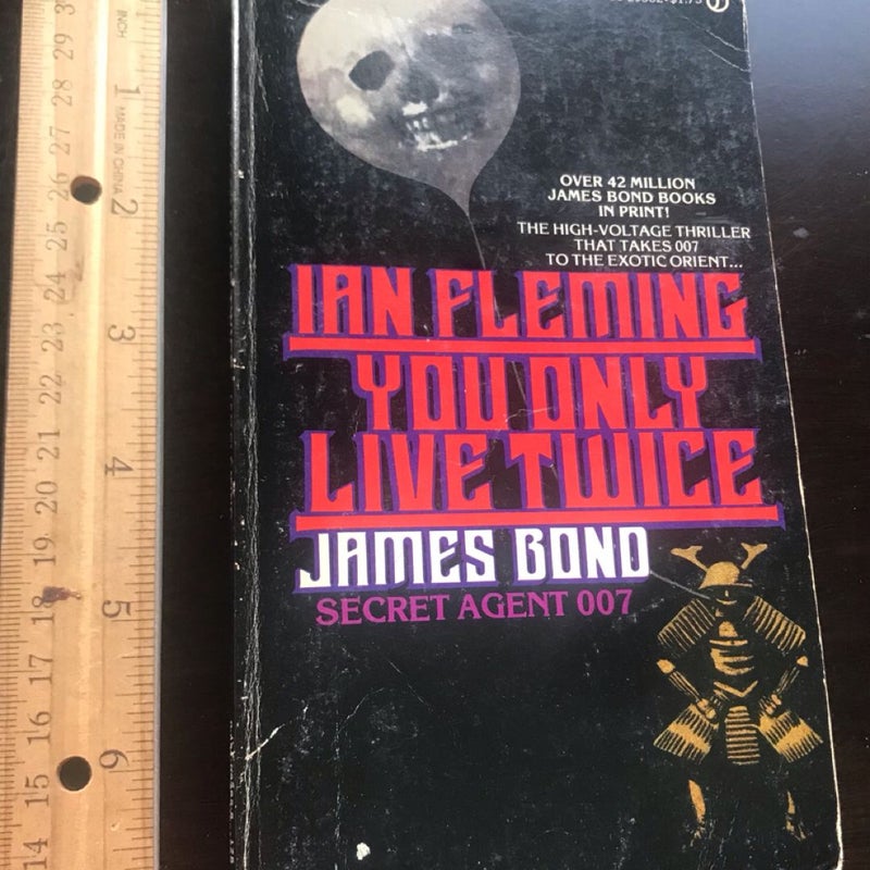 You Only Live Twice Ian Fleming 1964 James Bond 007 Agent 5th Print