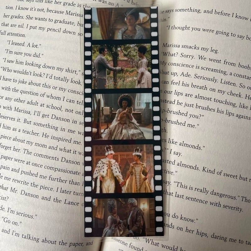 Queen Charlotte film strip bookmark 