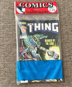 Vintage 1984 Marvel Comic Books Sealed Pkg Set of 3 ~ The Thing, Crystar, Unknown 