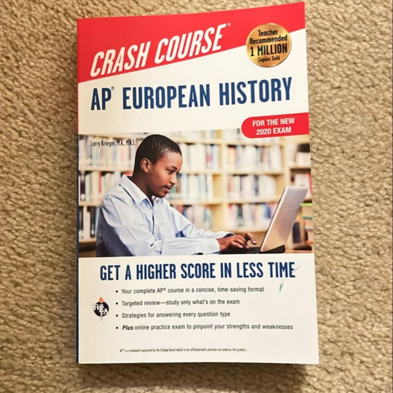 AP® European History Crash Course, For the 2021 Exam, Book + Online