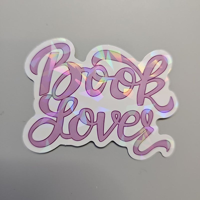 Holographic Book Lover Sticker Bundle