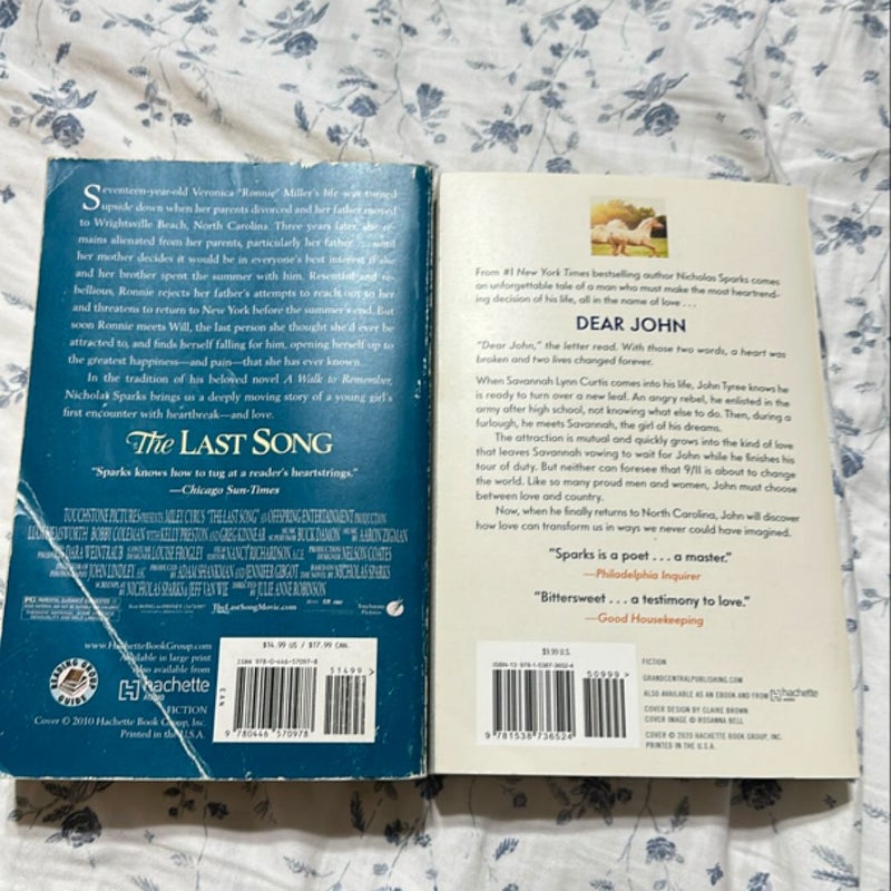 The Last Song and Dear John