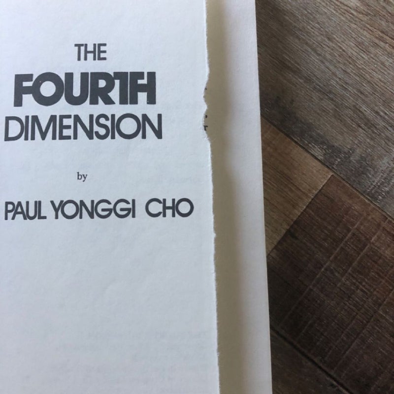 The Fourth Dimension by Dr. Paul Yonggi Cho - Faith & Successful Life