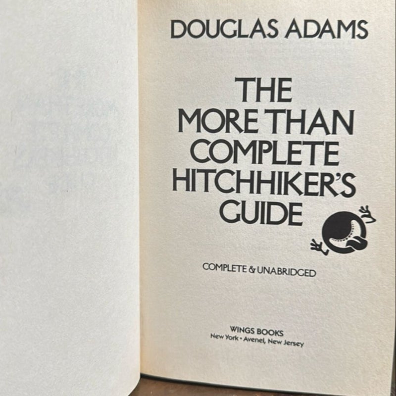 The More Than Complete Hitchhiker's Guide