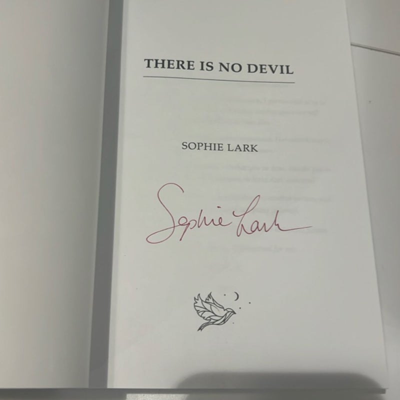SIGNED OUT OF PRINT There Is No Devil There Are Not Saints Duology