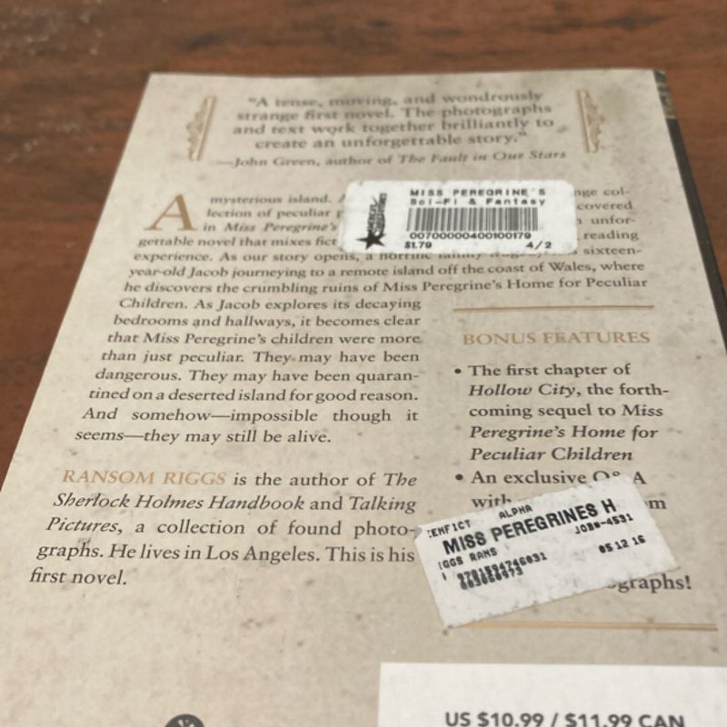 Miss Peregrine's Home for Peculiar Children