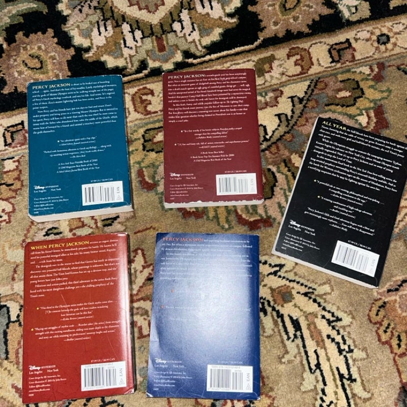 percy jackson book series