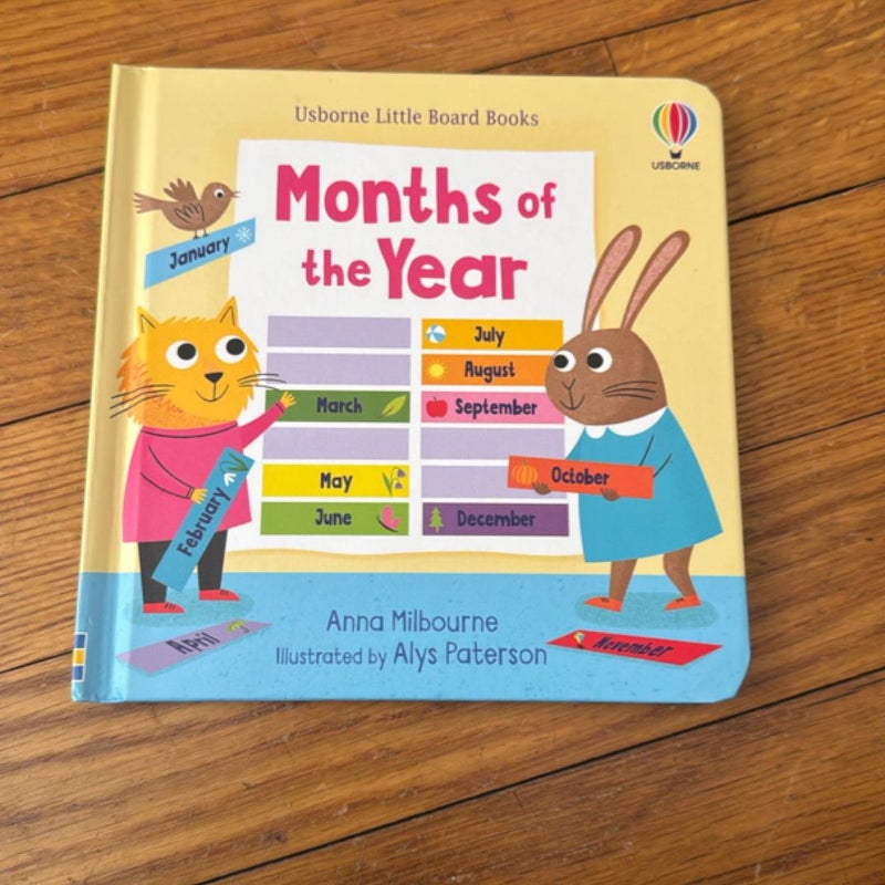 Little Board Books: Months of the Year