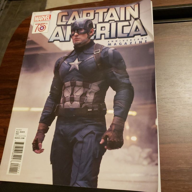 Marvel Comics Captain America 75th Anniversary Magazine