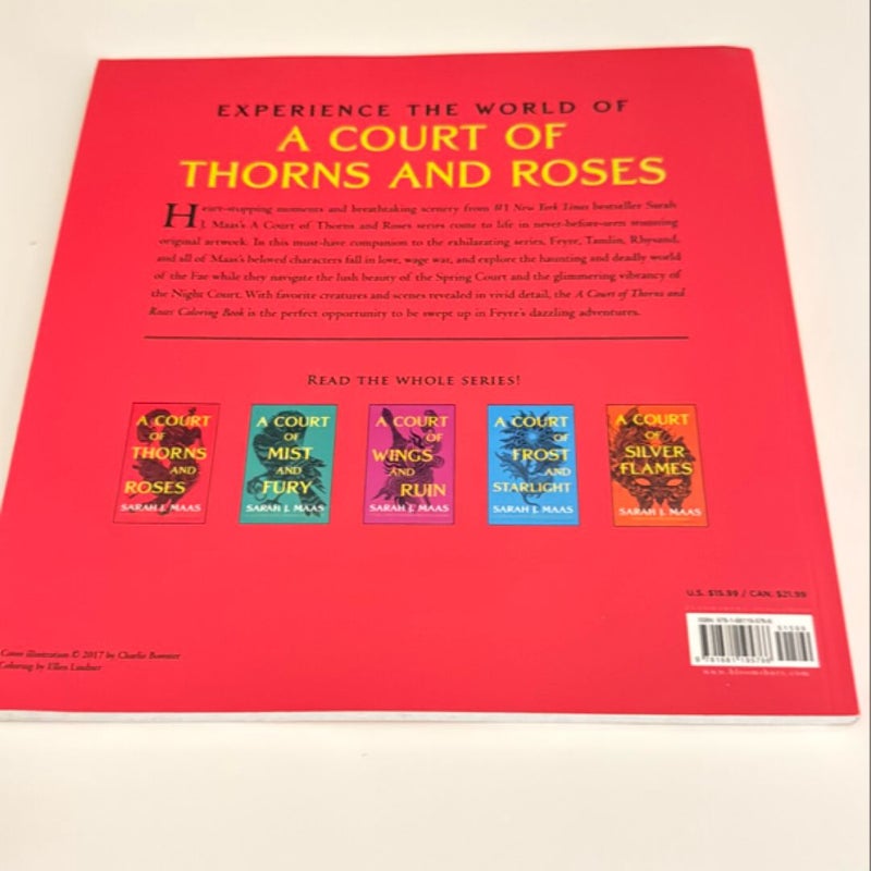 A Court of Thorns and Roses Coloring Book