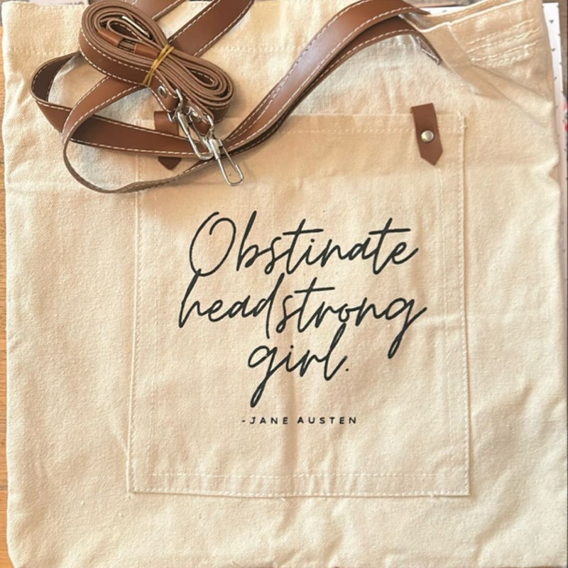 Jane Austin Quote Bag