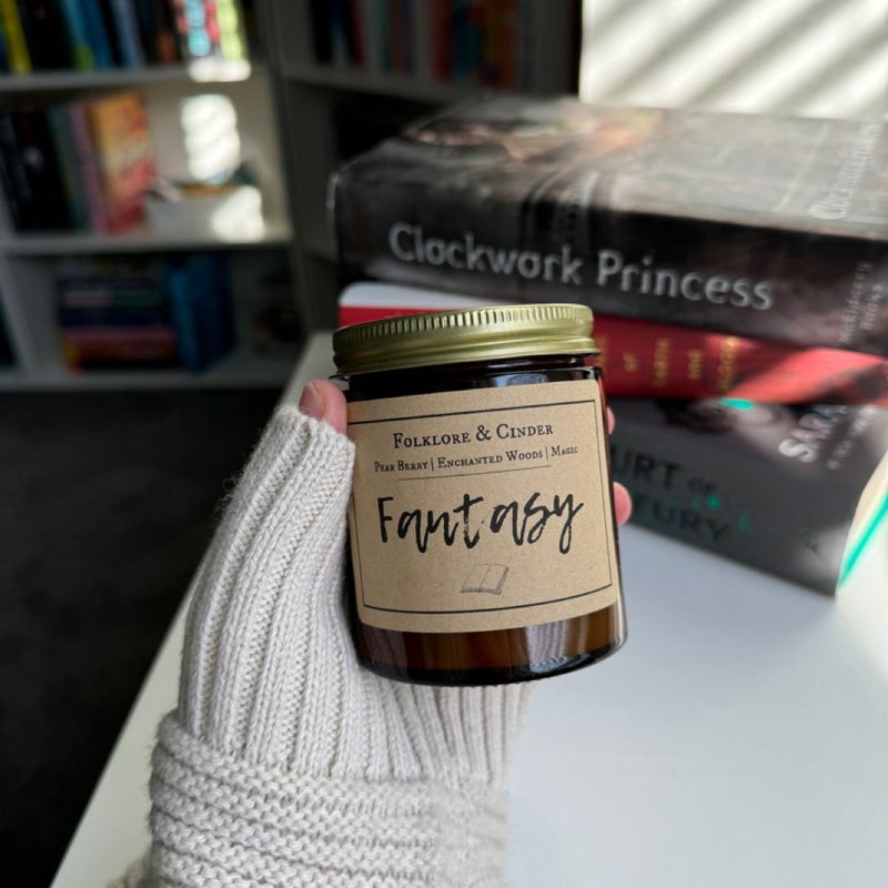 Fantasy Book Candle