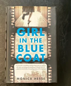 Girl in the blue coat