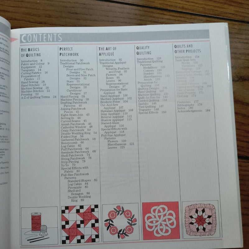 Patchwork, quilting and Applique 