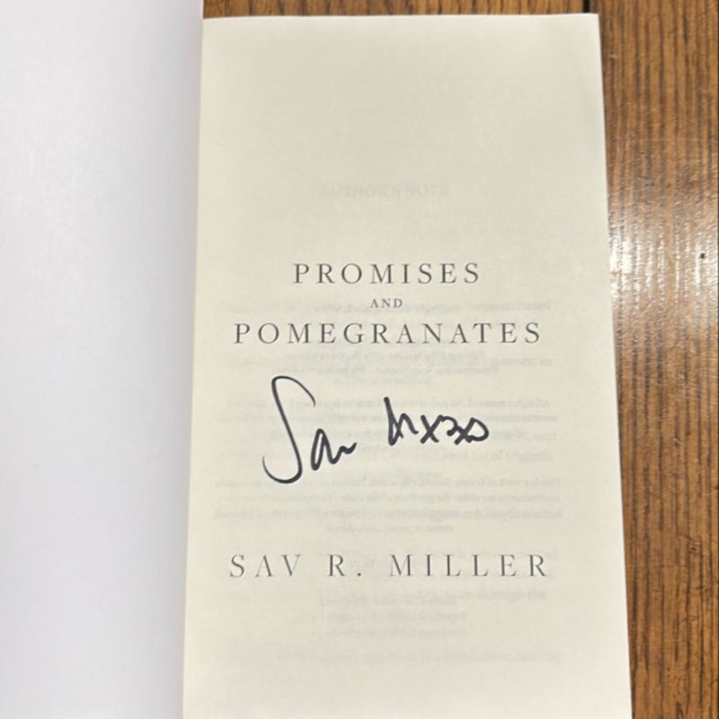 Promises and Pomegranates *signed*