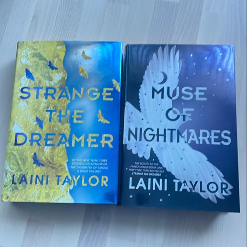 Strange the Dreamer (Signed) + Muse of Nightmares