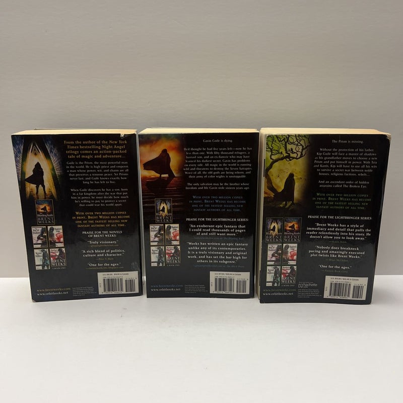 Lightbringer Series (Books 13) The Black Prism, The Blinding Knife