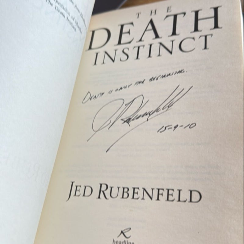 The Death Instinct SIGNED