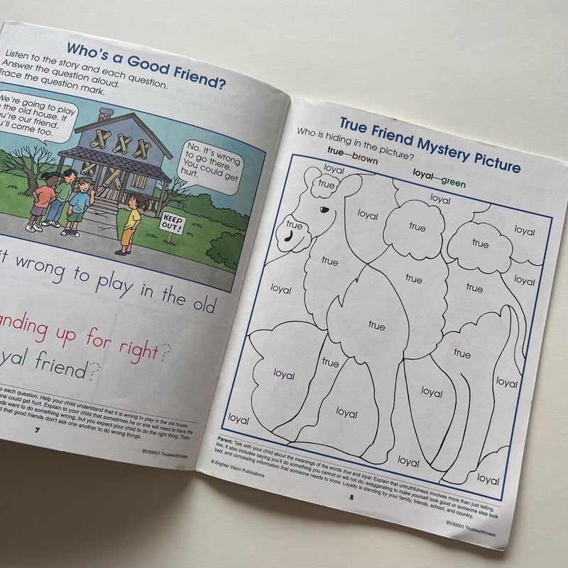 Character Counts: Trustworthiness Workbook