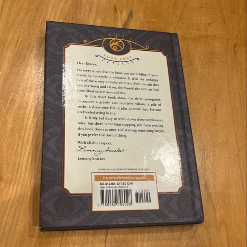 A Series of Unfortunate Events #1: the Bad Beginning