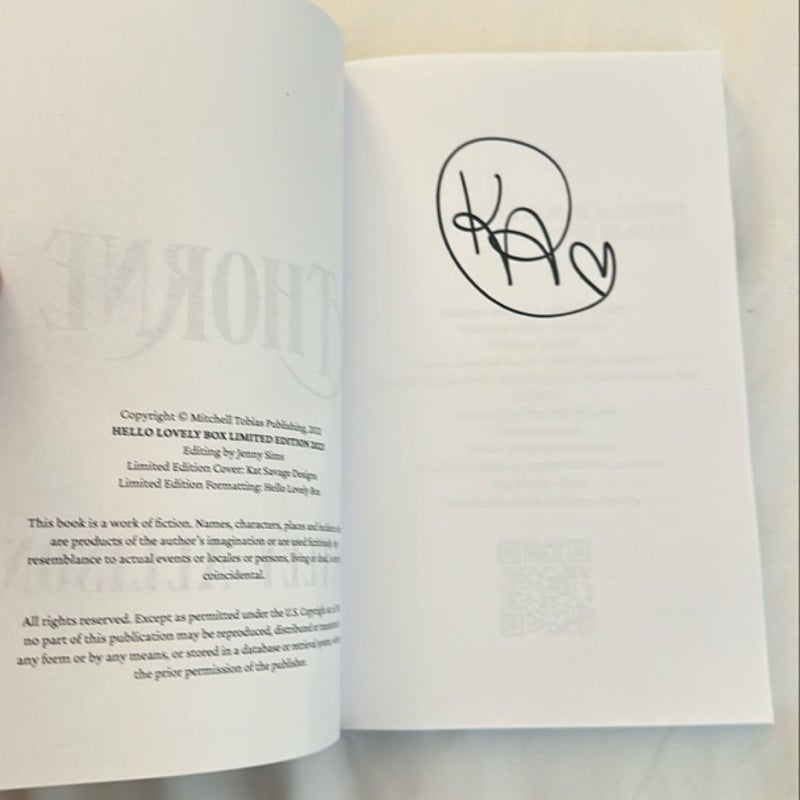 Thorne (SIGNED Special Edition)