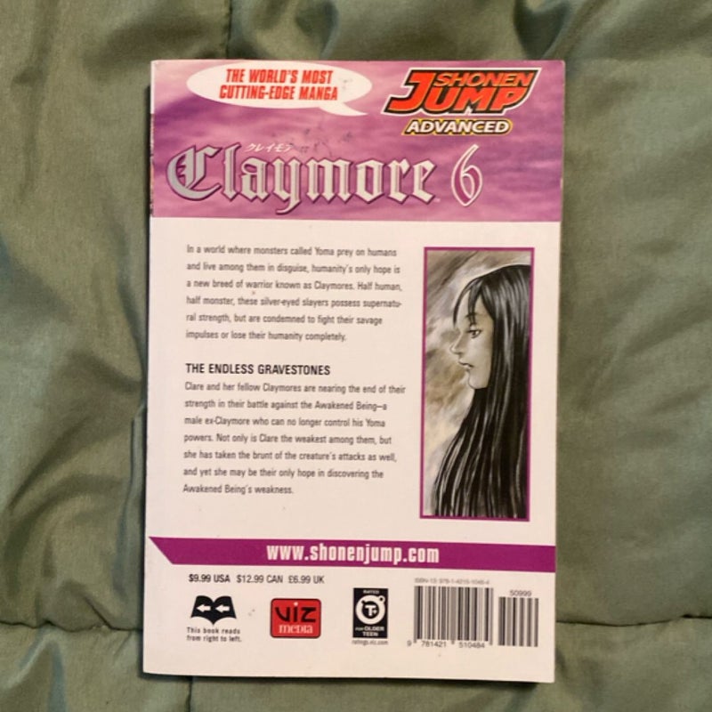 Claymore, Vol. 1-3 & 5-6