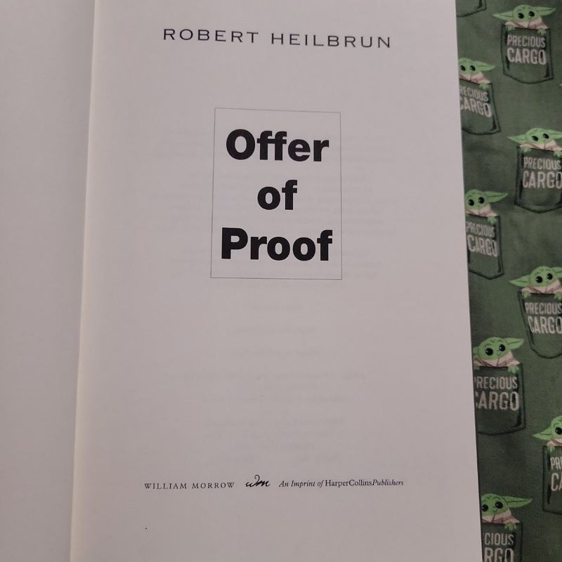 Offer of Proof