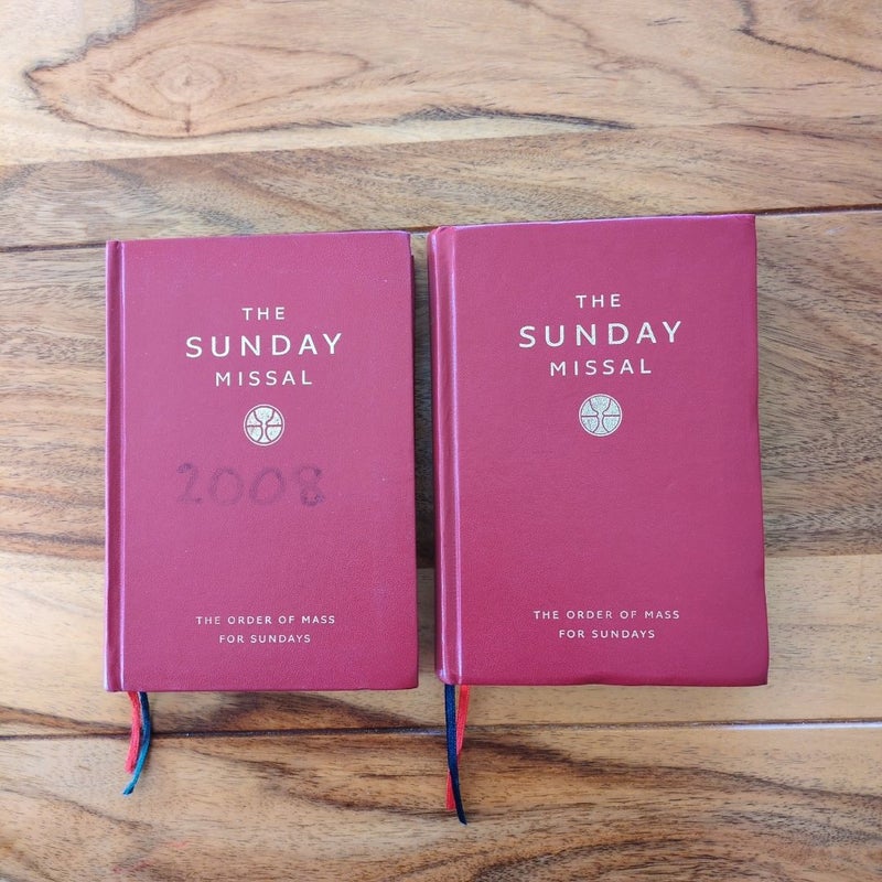 Lot of 2 Sunday Missals for Catholic Mass