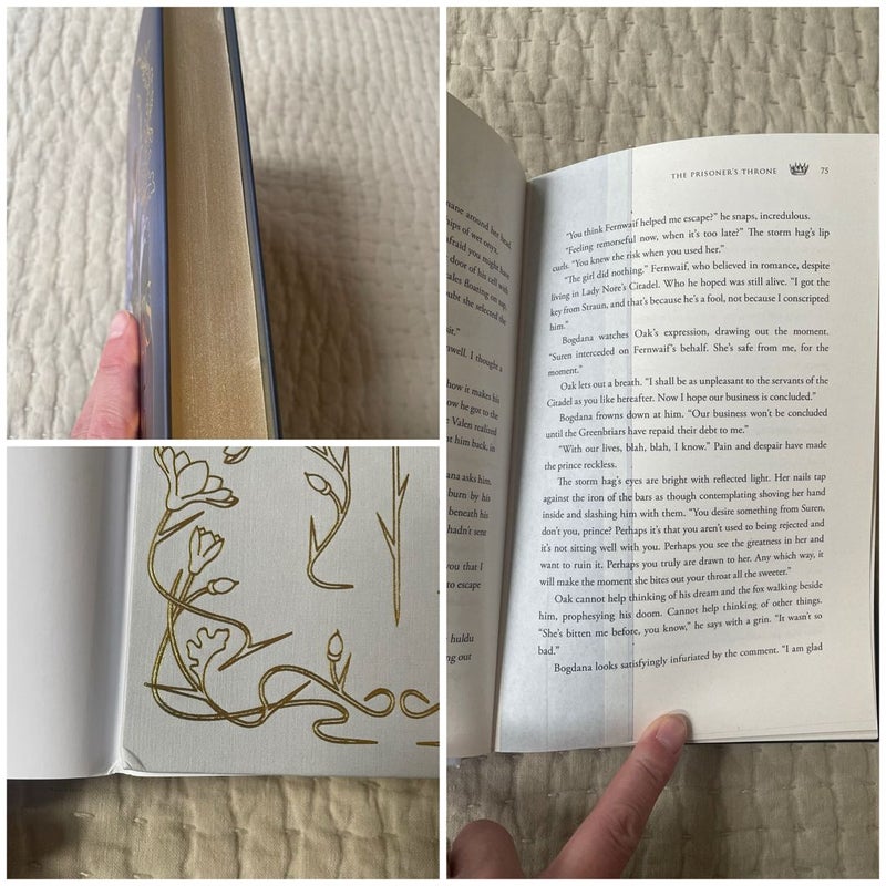 Fairyloot -  The Prisoner’s Throne by Holly Black - MISPRINT