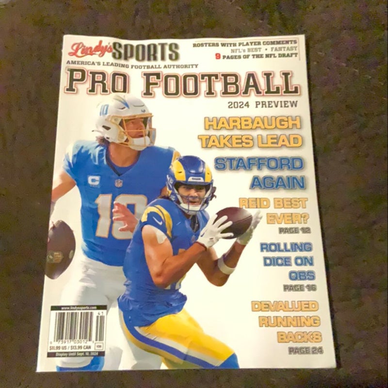 Lindy’s Sports Pro Football 2024 Preview