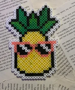 Cool Pineapple figurine (PLEASE BUY WITH A BOOK)