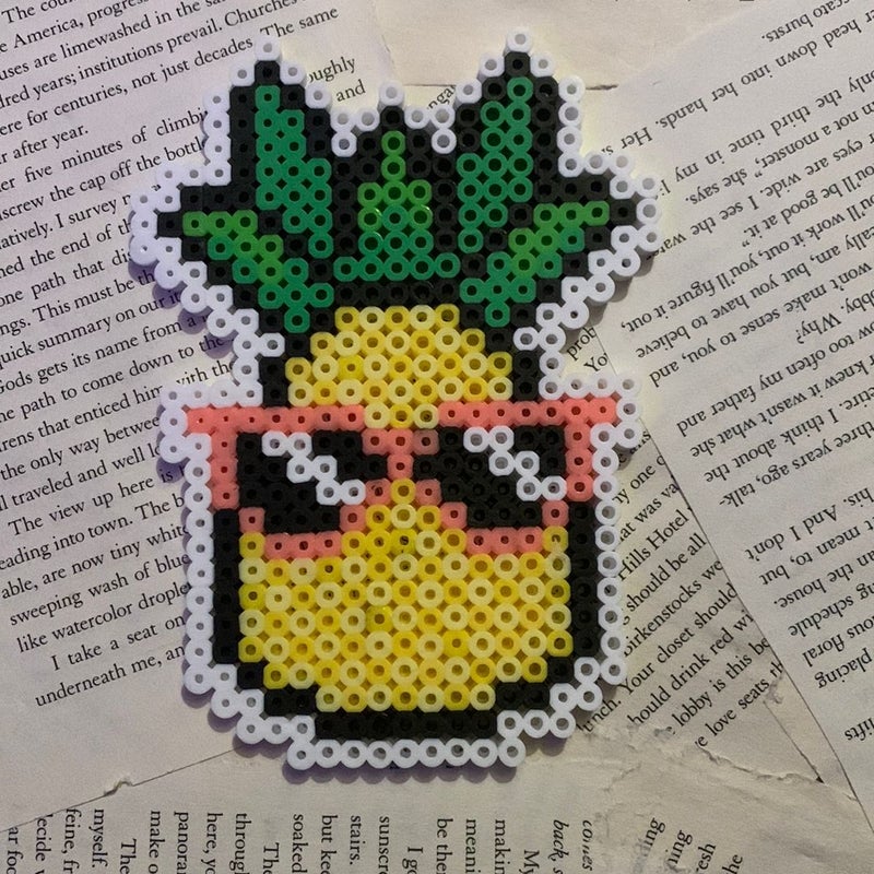 Cool Pineapple figurine (PLEASE BUY WITH A BOOK)