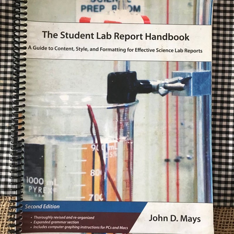 The Student Lab Report Handbook