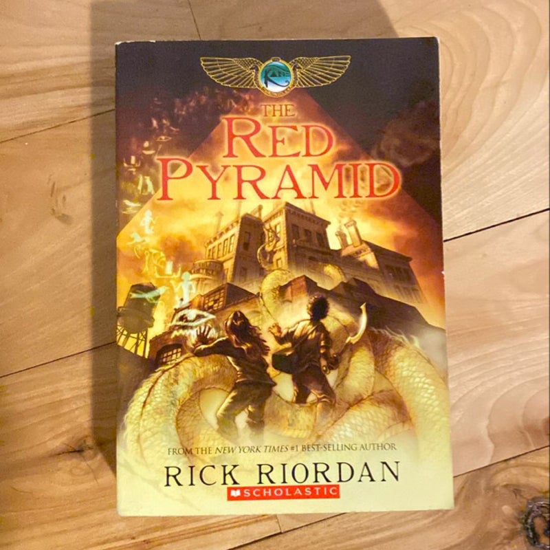 Set of 3 books The Red Pyramid Throne of Fire Serpents Shadow by Rick Riordan