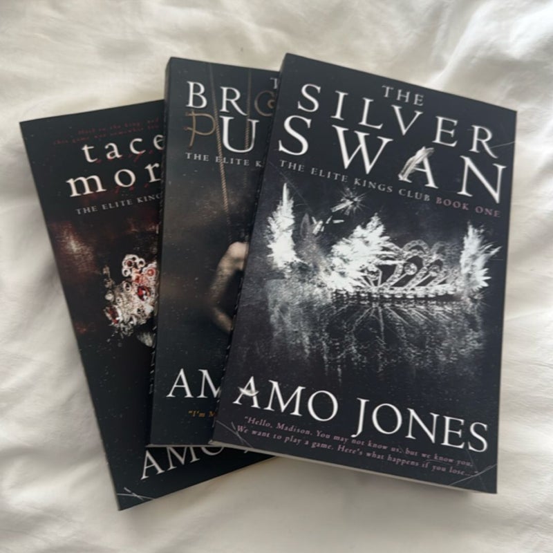 The Silver Swan, The Broken Puppet, & Tacet a Mortuis (The Elite Kings Club, Books 1-3)