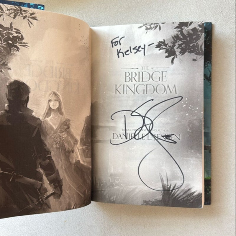 OOP The Bridge Kingdom signed hardcover