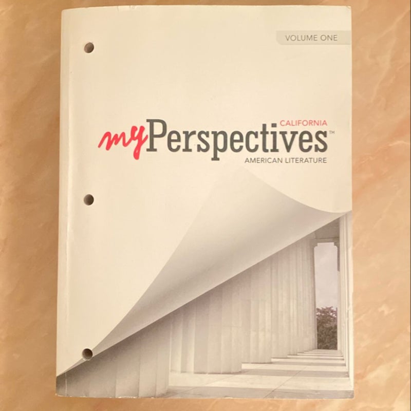 My Perspectives American Literature Grade 11 Volume 1