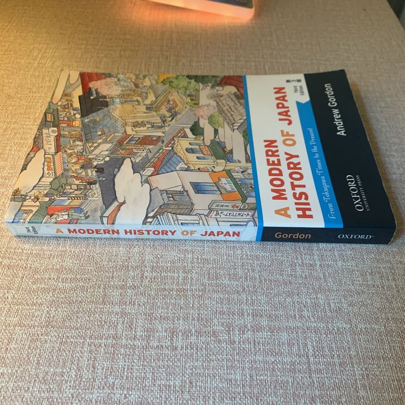 A Modern History of Japan by Andrew Gordon