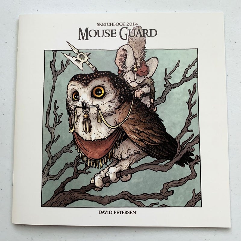 Mouse Guard Sketchbook 2014 Signed by David Petersen