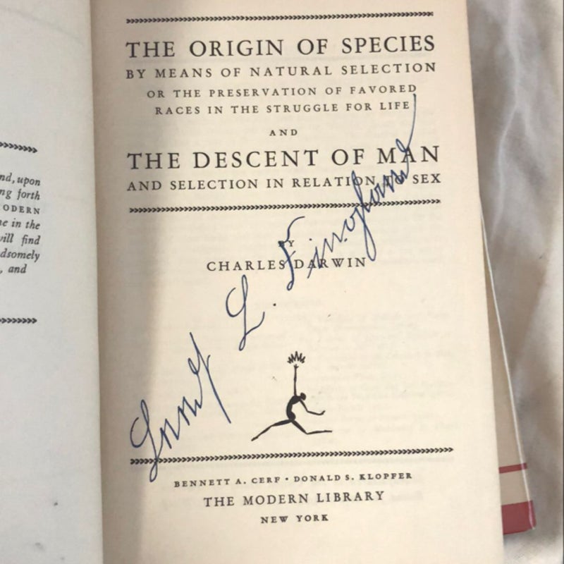 The Origin of Species and The Descent of Man