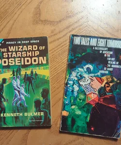 Lot of 2 Science Fiction pb vtg books 