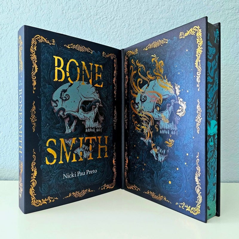 Bonesmith SIGNED by Nicki Pau Preto Bookish Box Exclusive Edition Foiling & Edge