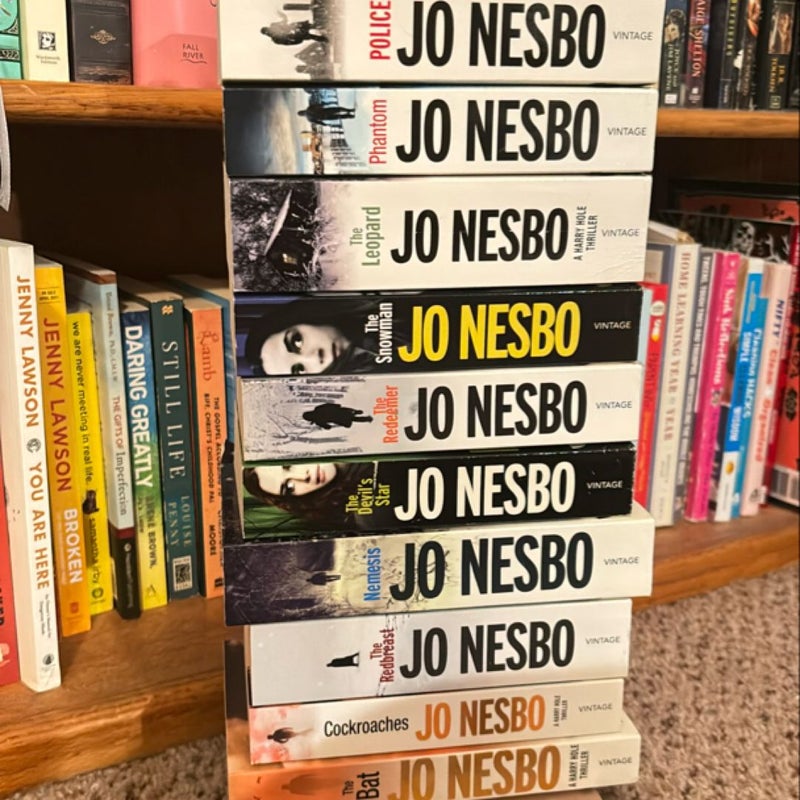 Harry Hole Series set of 10 (Vintage crime) 