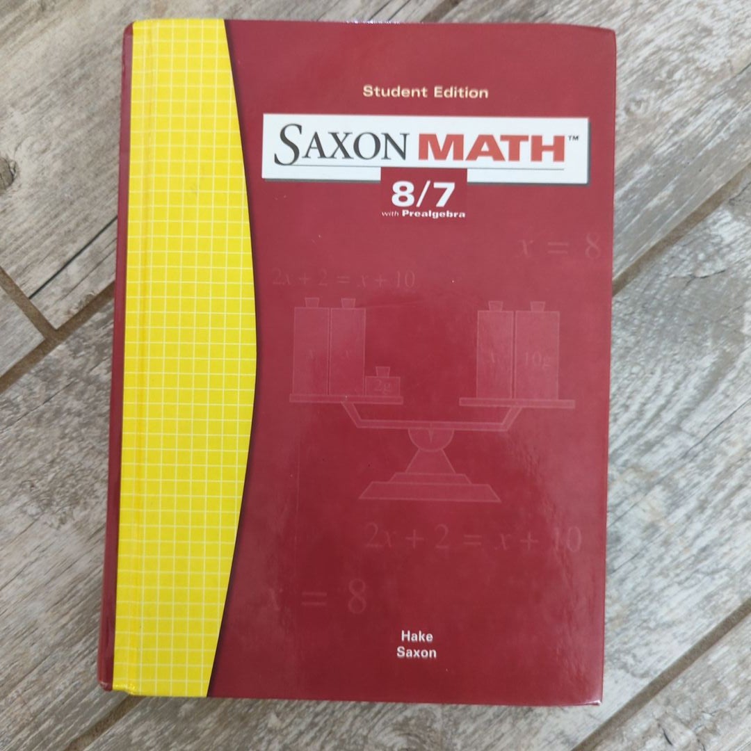 Saxon Math 8/7