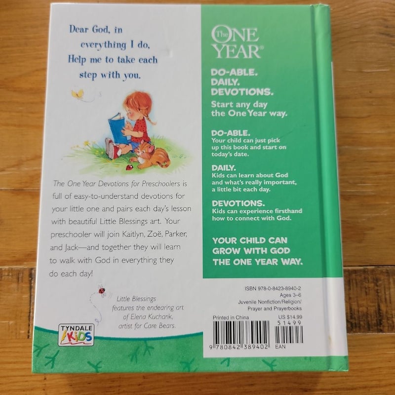 The One Year Devotions for Preschoolers