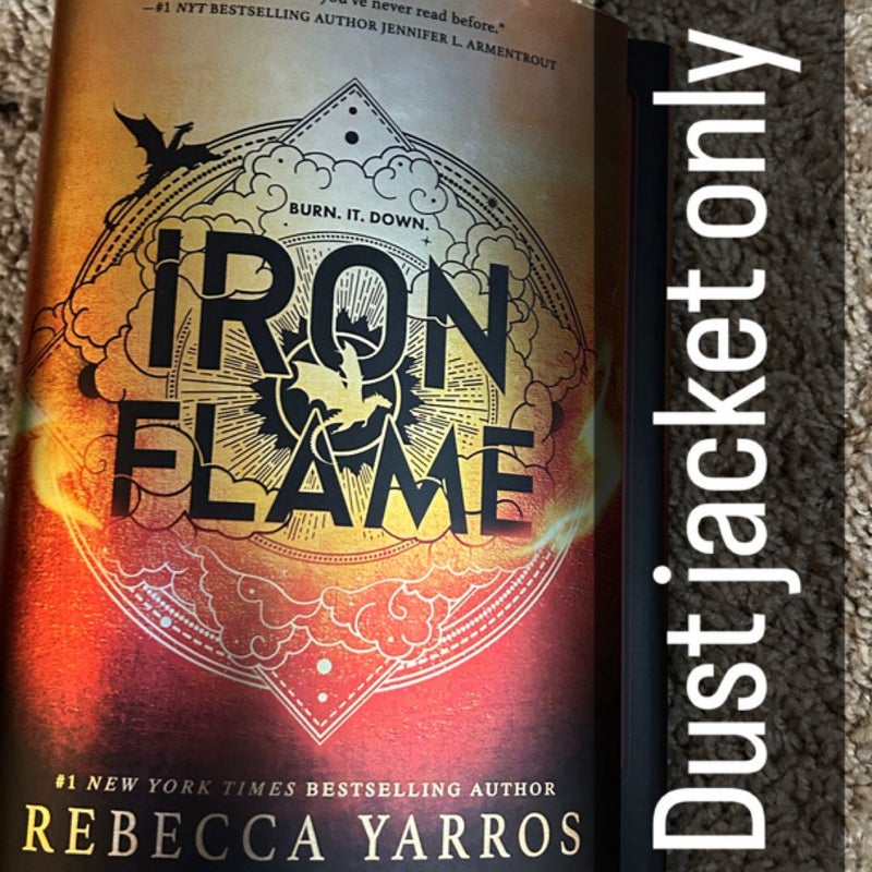 Iron Flame (dust jacket only)