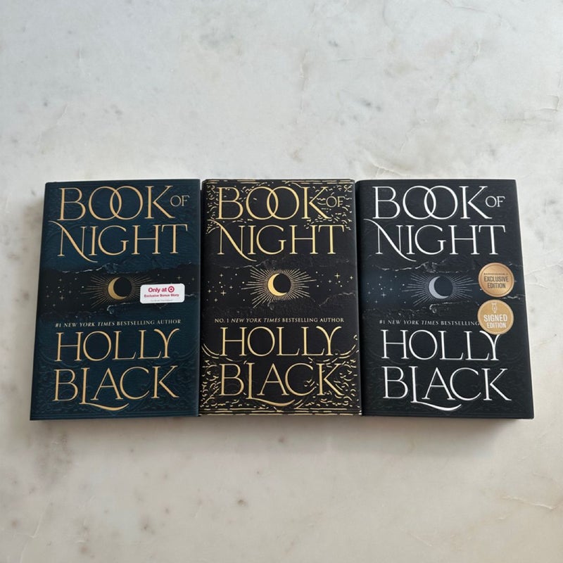 Book of Night (Fairyloot, B&N, Target Editions)